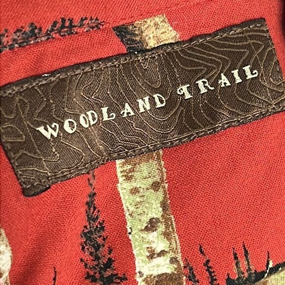 Wood Land Trail men’s long sleeve button down shirt size XXL NEW - Picture 7 of 9